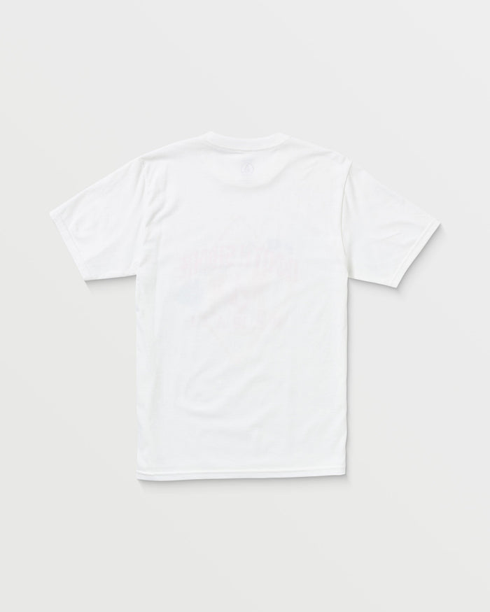 Men's North Roar Short Sleeve Tee-White-Volcom