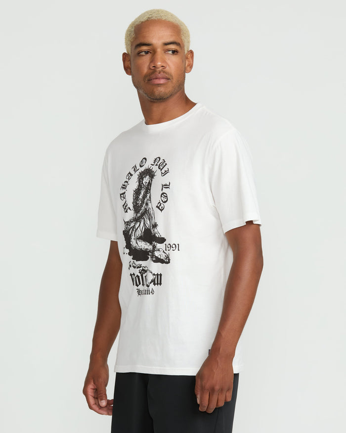 Men's Nui Loa Short Sleeve Tee-Off White-Volcom