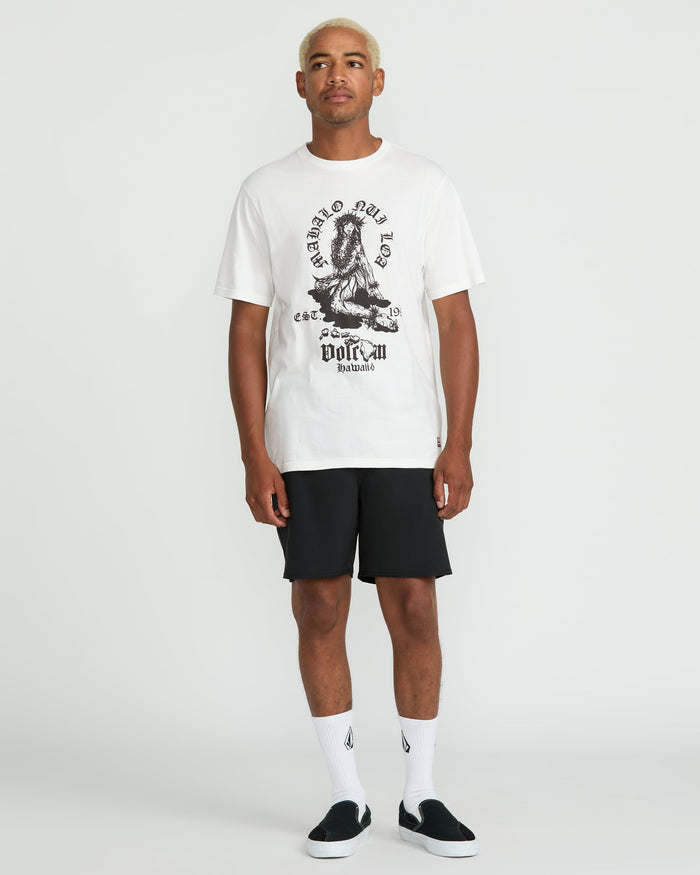 Men's Nui Loa Short Sleeve Tee-Off White-Volcom