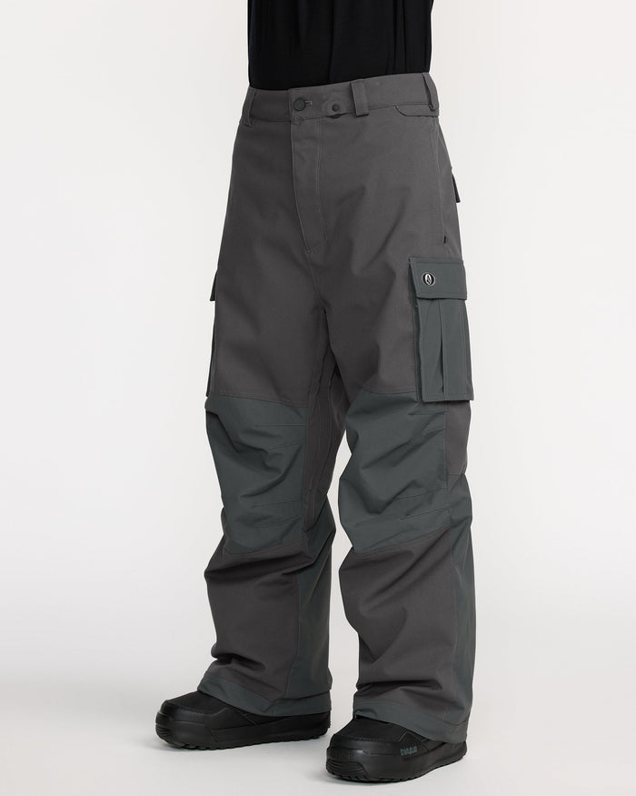Volcom Men's Nwrk Baggy Pant Dark Grey