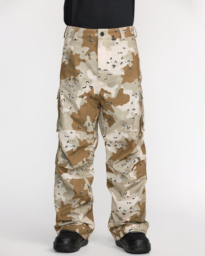 Men's Nwrk Baggy Pants-Camouflage-Volcom