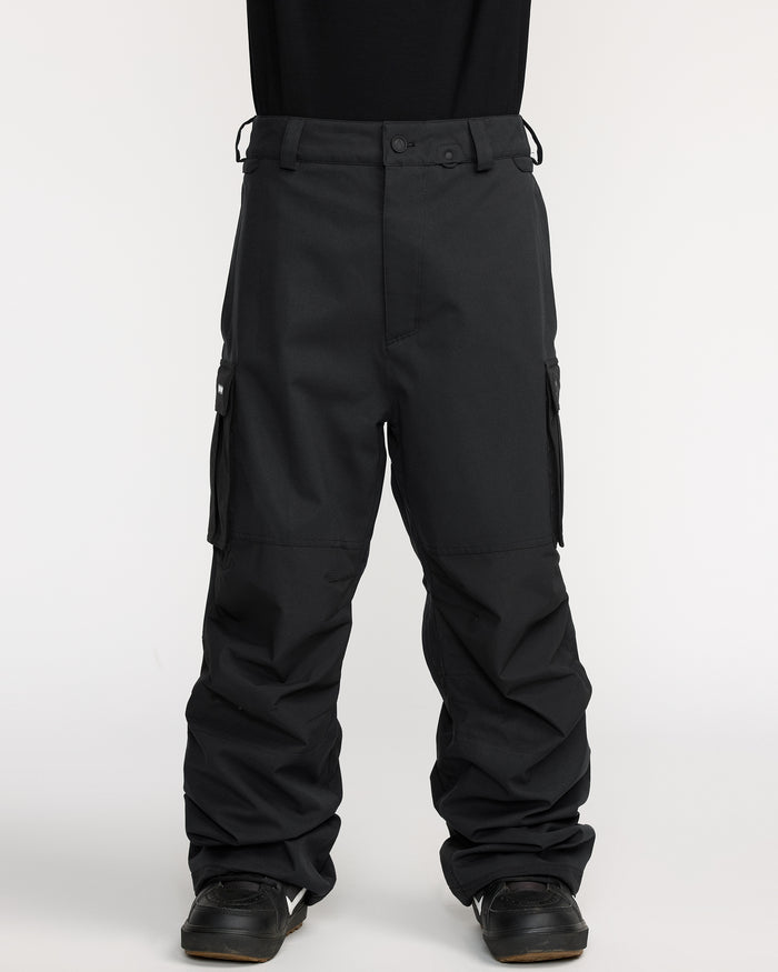 Men's Nwrk Baggy Pants-Black-Volcom