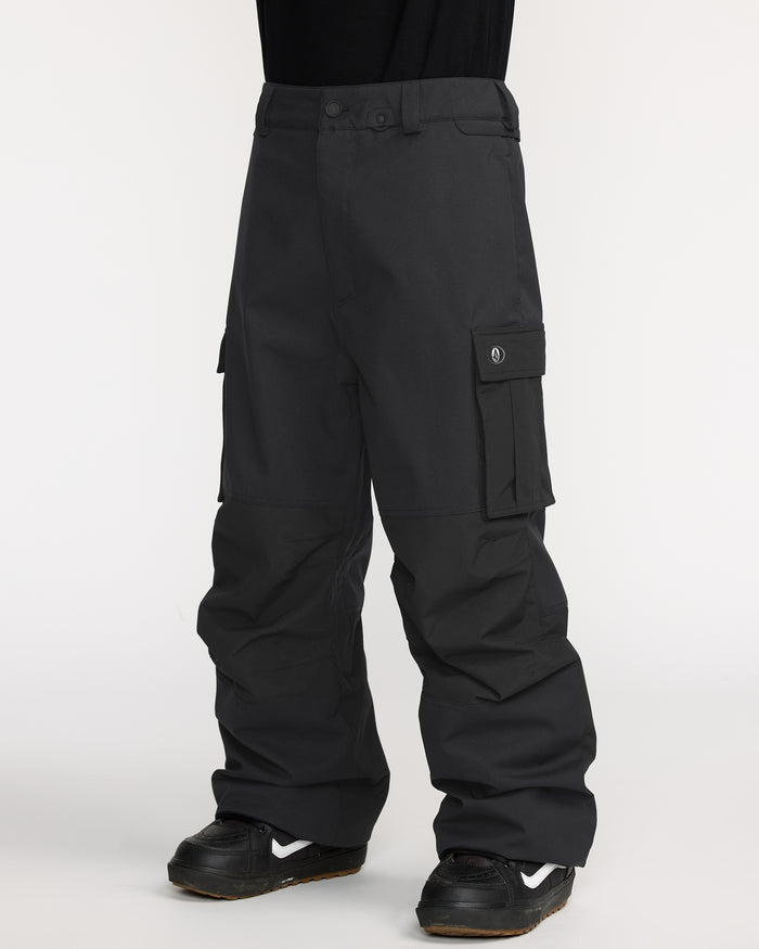 Men's Nwrk Baggy Pants-Black-Volcom