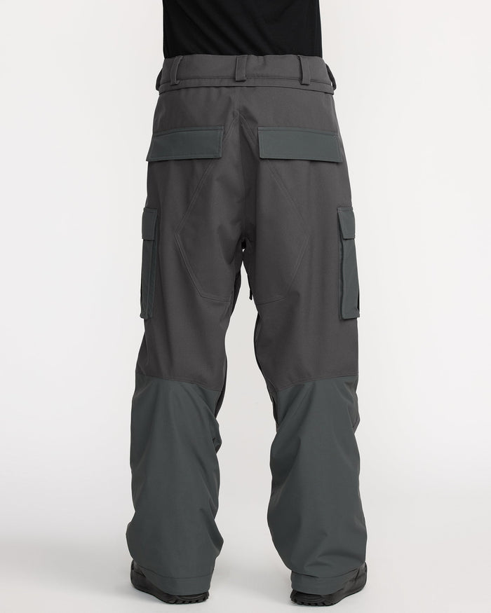 Men's Nwrk Baggy Pants-Dark Grey-Volcom