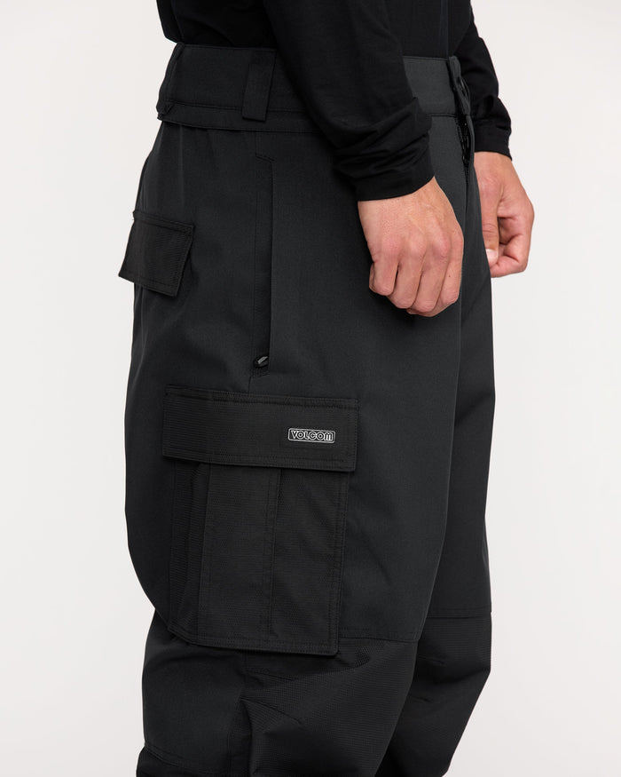 Men's Nwrk Baggy Pants-Black-Volcom