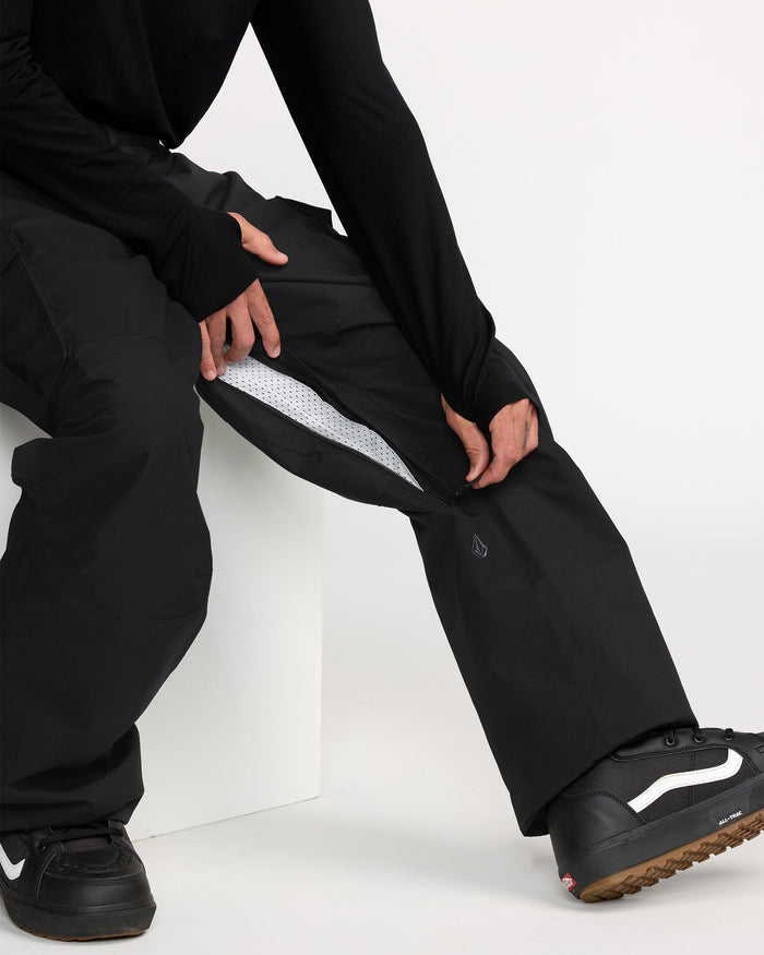 Men's Nwrk Baggy Pants-Black-Volcom