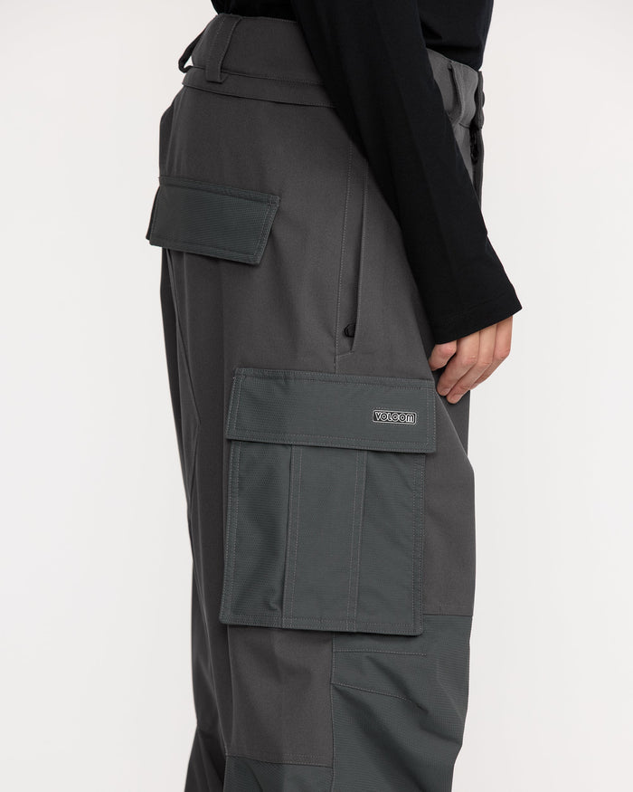 Men's Nwrk Baggy Pants-Dark Grey-Volcom
