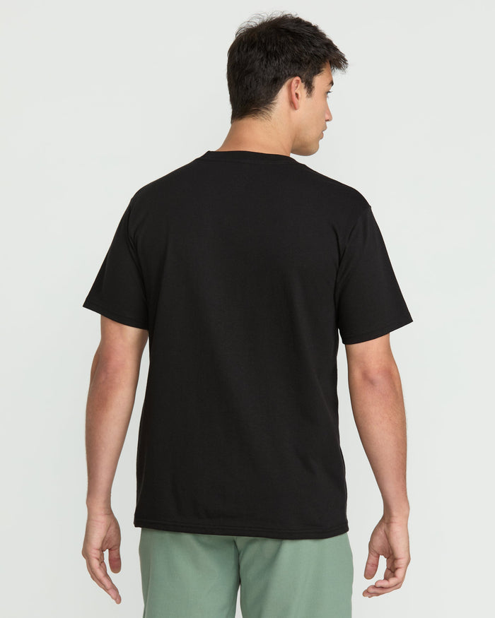 Men's Olympian Short Sleeve Tee-Black-Volcom