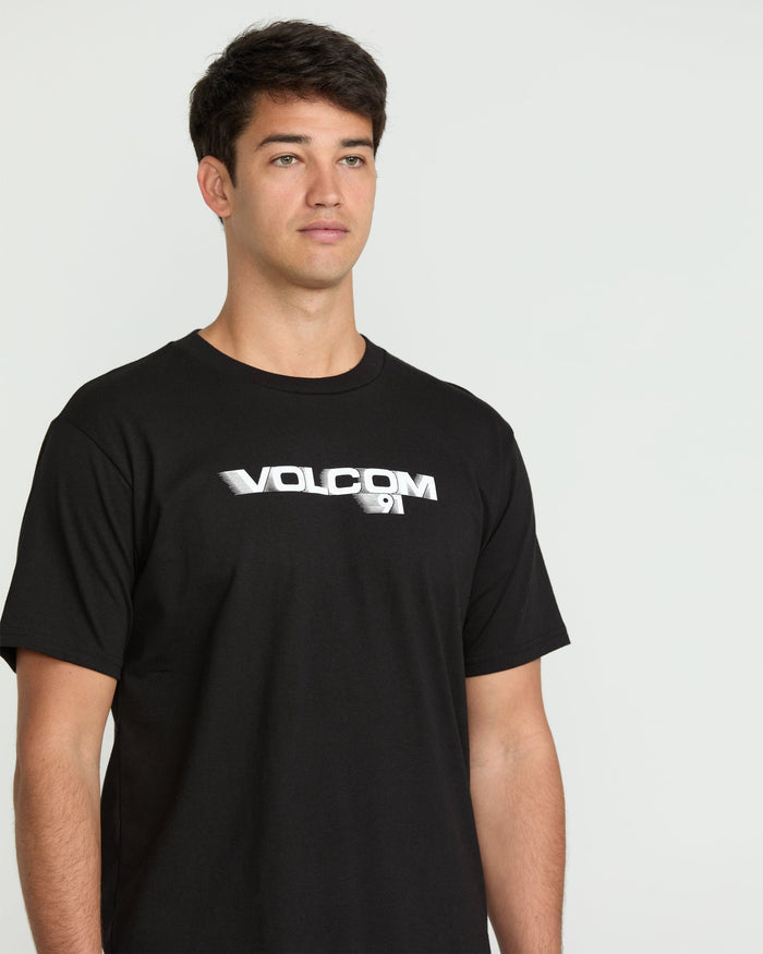 Men's Olympian Short Sleeve Tee-Black-Volcom