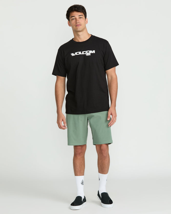 Men's Olympian Short Sleeve Tee-Black-Volcom