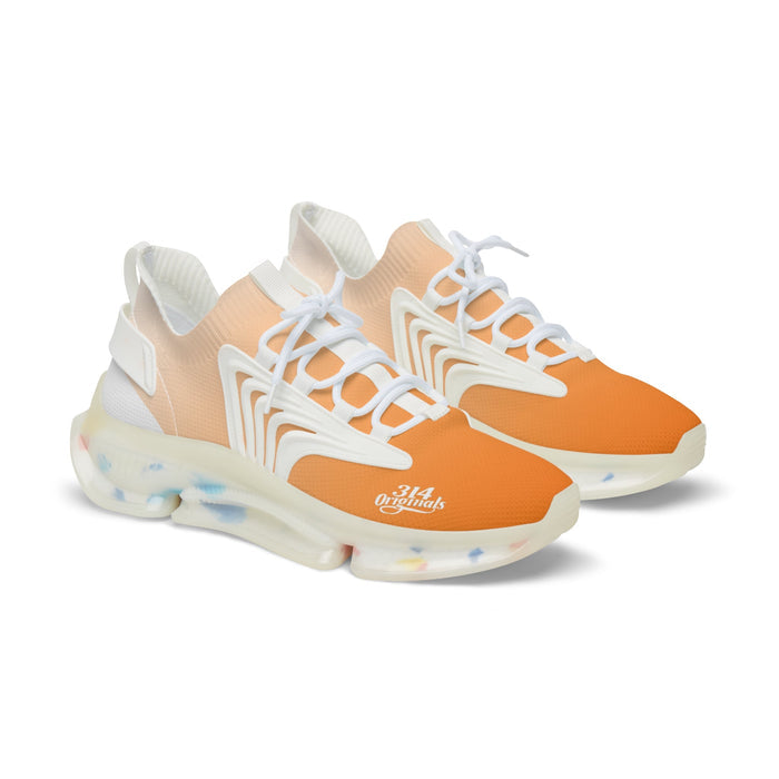 Men's Orange Crush Mesh Sneakers — Lightweight Athletic Shoes - 314 Originals