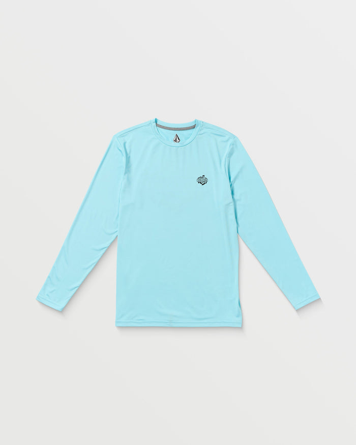 Men's Oval Track Loose Long Sleeve Surf Tee--Volcom