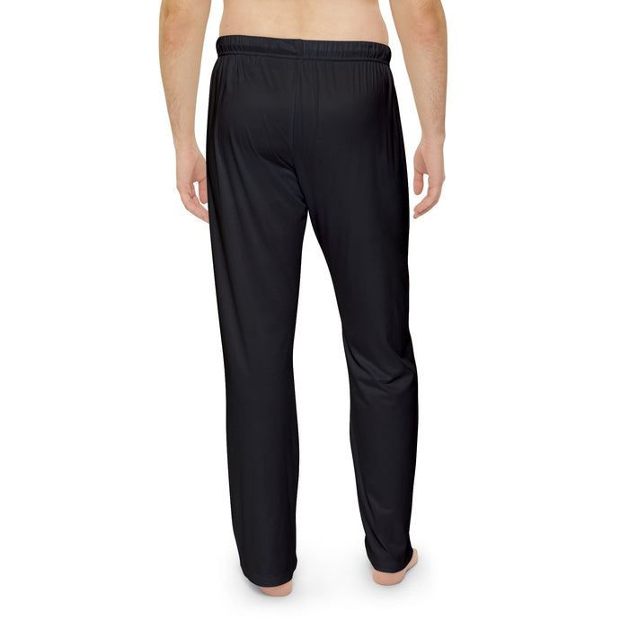 Men's Pajama Pants — Relaxed Black Lounge Sleepwear with Small Monogram Accent - 314 Originals