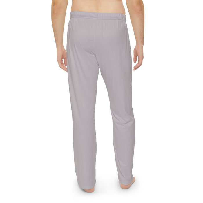 Men's Pajama Pants — Relaxed Gray Lounge Sleepwear with Small Monogram Accent - 314 Originals