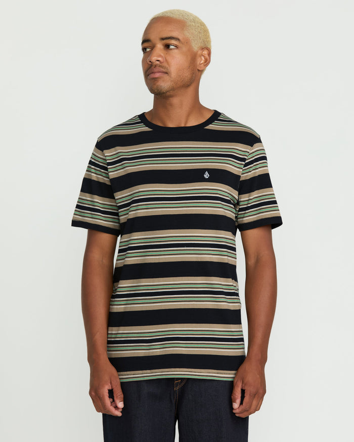 Men's Parotic Crew Short Sleeve Tee-Black-Volcom