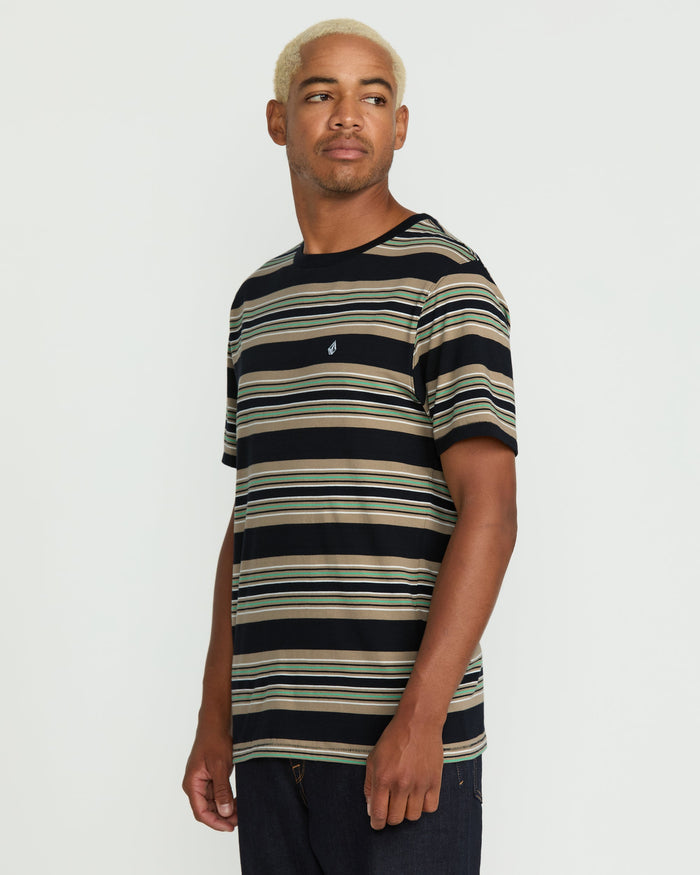 Men's Parotic Crew Short Sleeve Tee-Black-Volcom