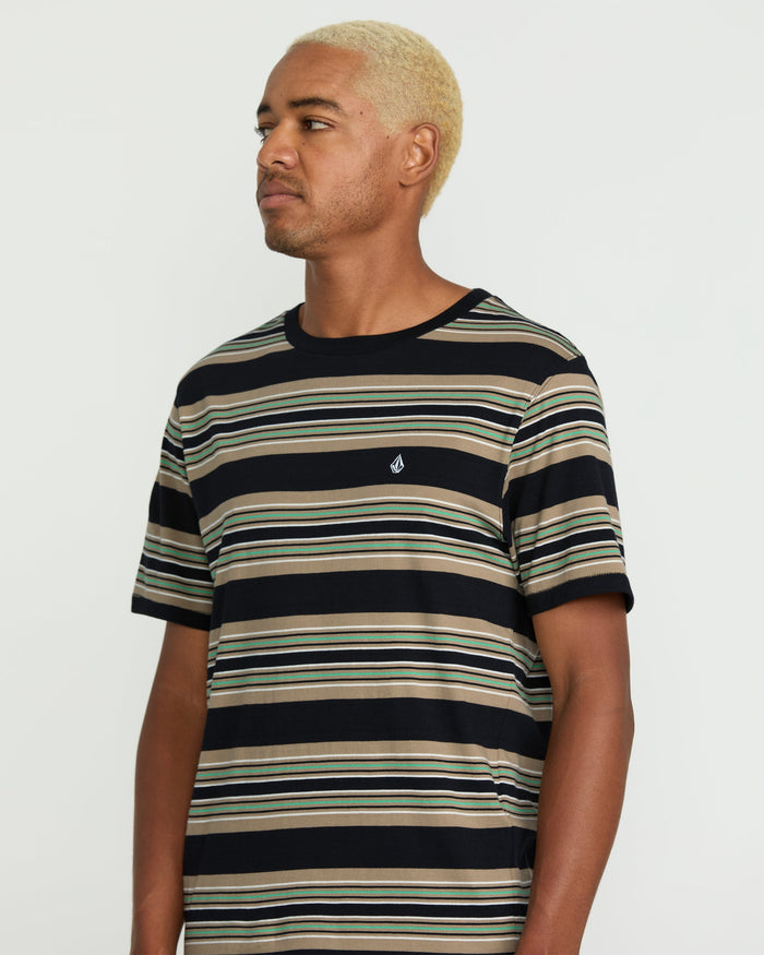 Men's Parotic Crew Short Sleeve Tee-Black-Volcom