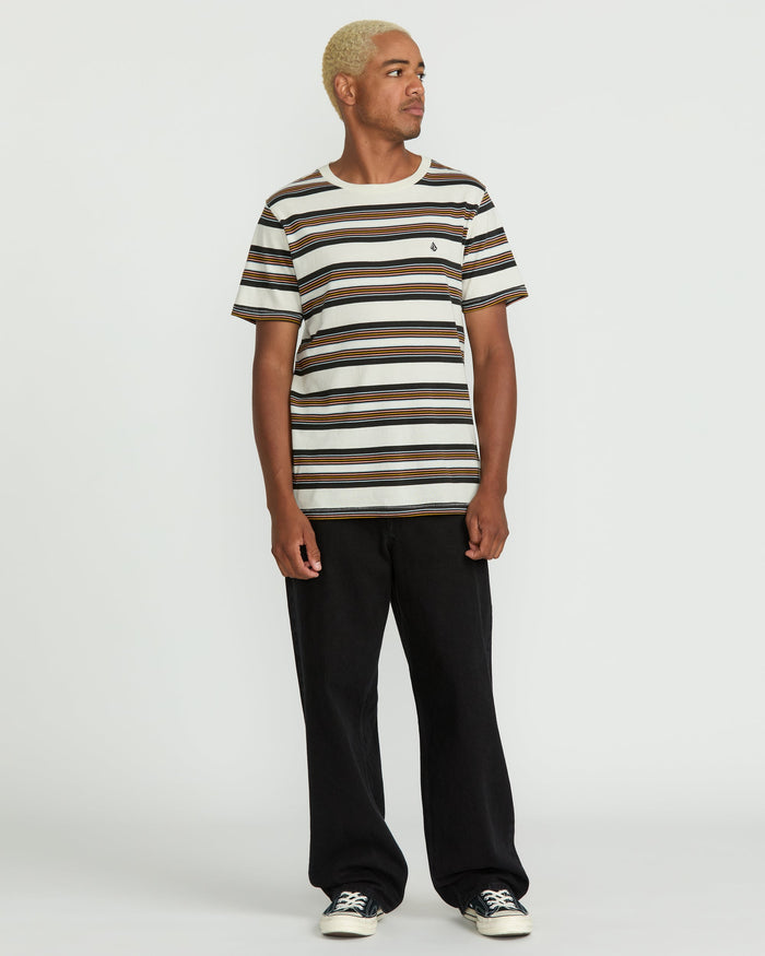 Men's Parotic Crew Short Sleeve Tee-Off White-Volcom