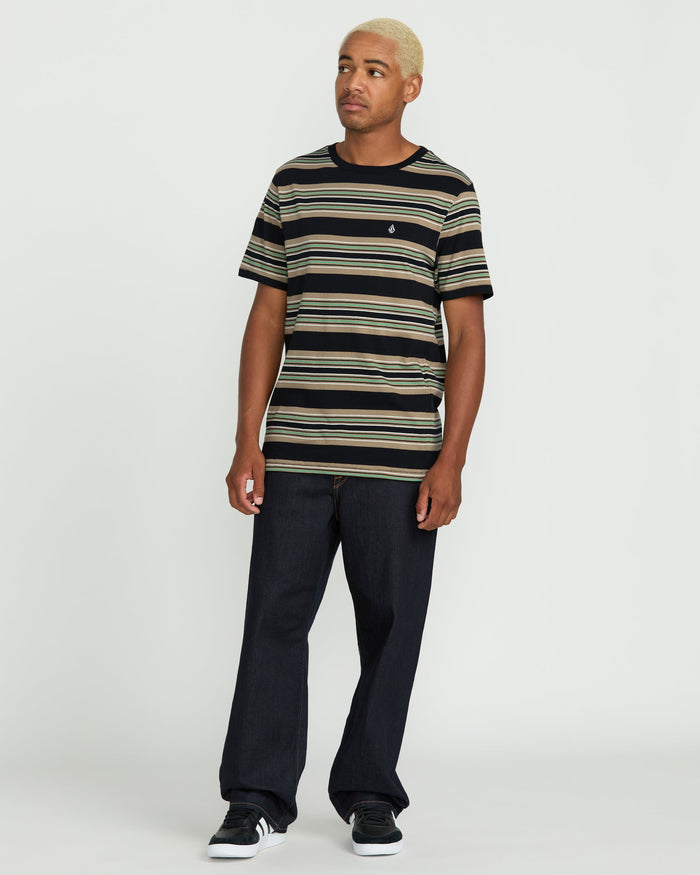 Men's Parotic Crew Short Sleeve Tee-Black-Volcom