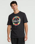 Men's Pau Hana Short Sleeve Tee-Washed Black Heather-Volcom