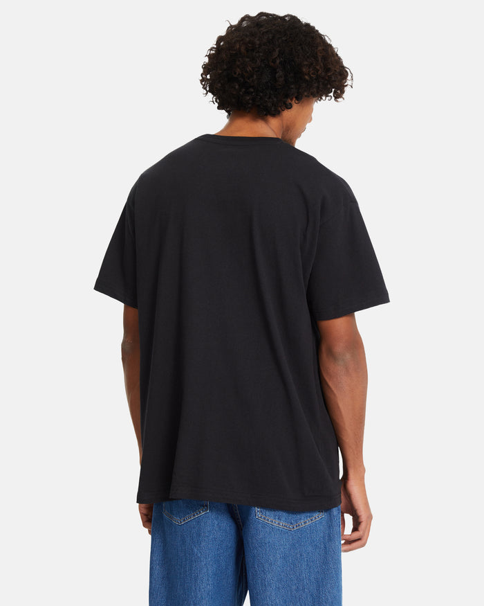 Men's Pistol Stone Lse Short Sleeve Tee-Black-Volcom