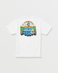 Men's Postcard Short Sleeve Tee-White-Volcom