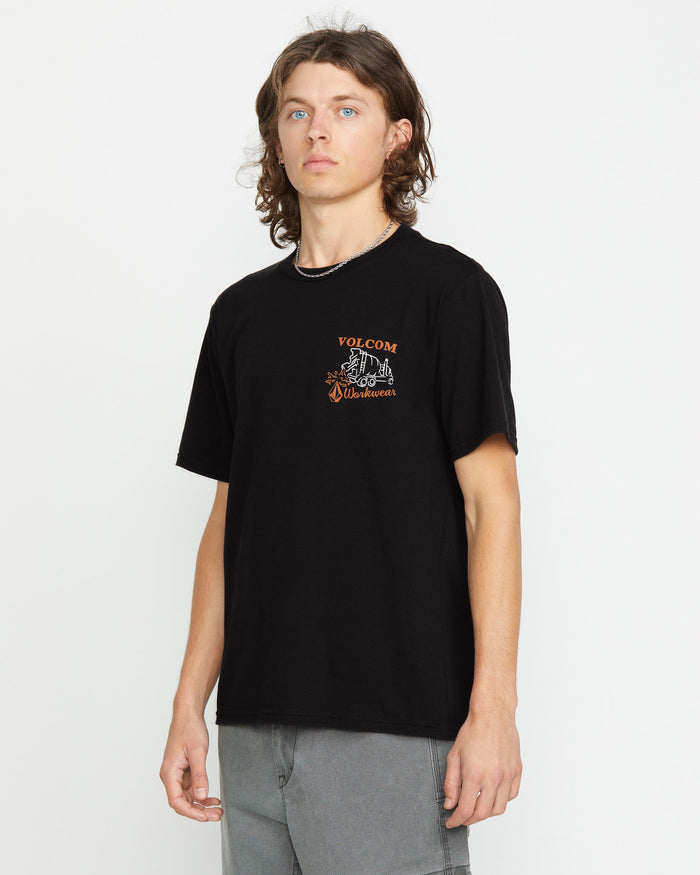 Men's Pour Choices Short Sleeve Tee-Black-Volcom