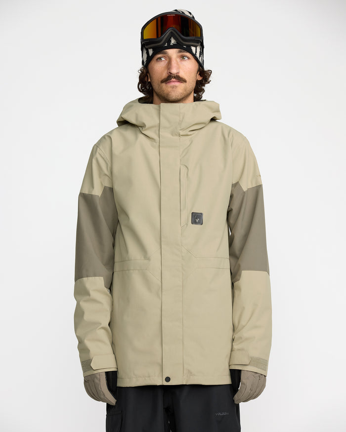 Men's Primry Insulated Jacket-Moss Green-Volcom