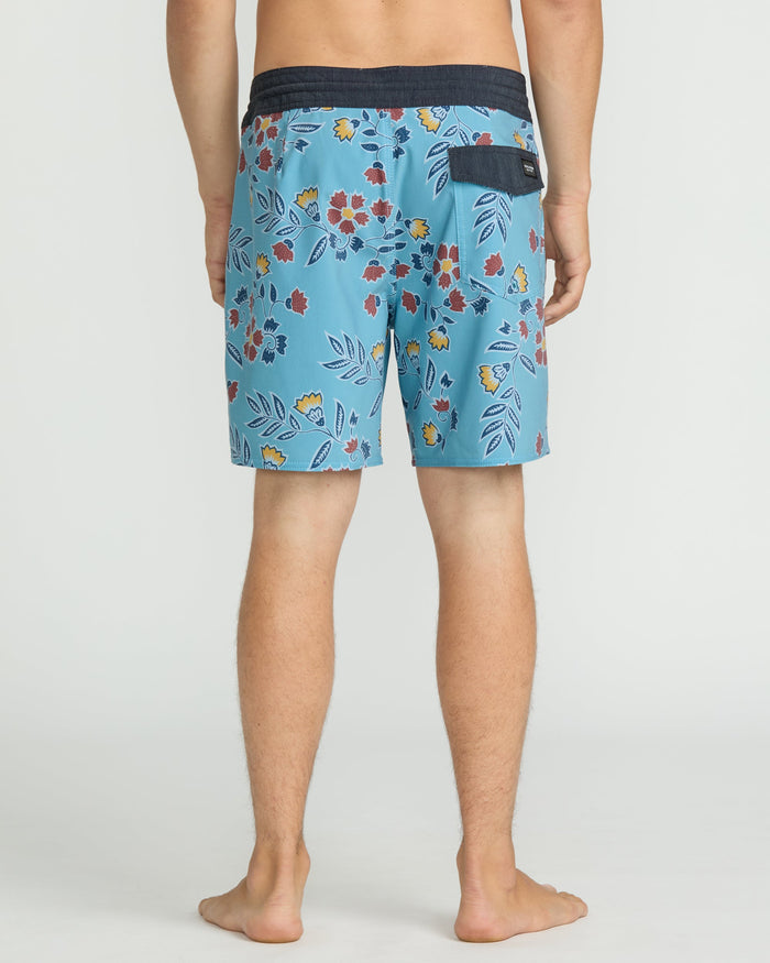 Men's Psyche Cotton Stoney 17" Trunks-Used Blue-Volcom