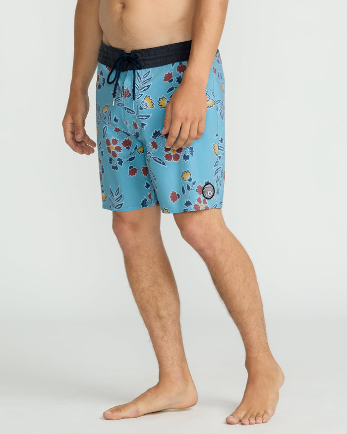 Men's Psyche Cotton Stoney 17" Trunks-Used Blue-Volcom