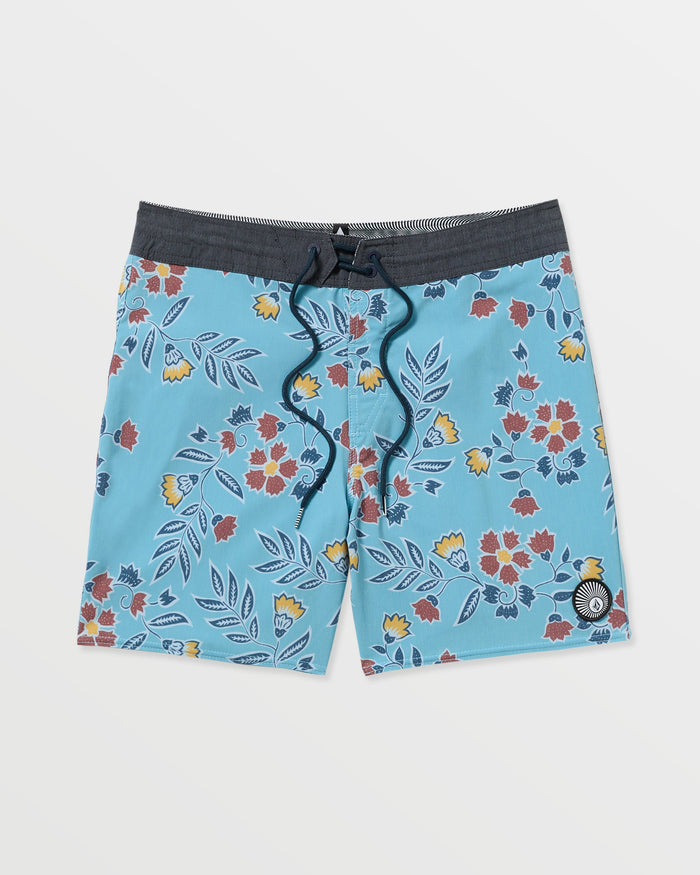 Men's Psyche Cotton Stoney 17" Trunks-Used Blue-Volcom