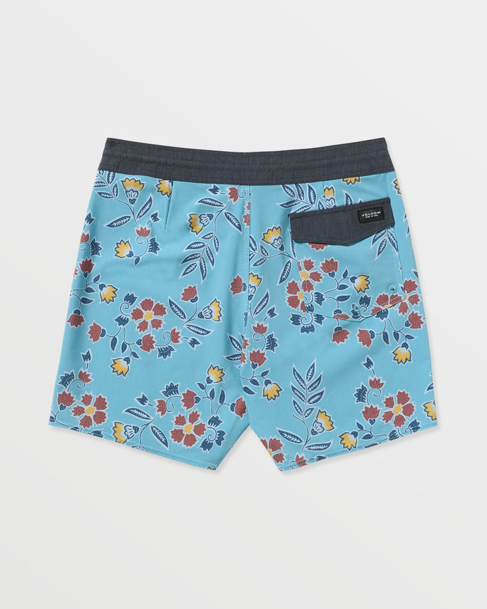 Men's Psyche Cotton Stoney 17" Trunks-Used Blue-Volcom