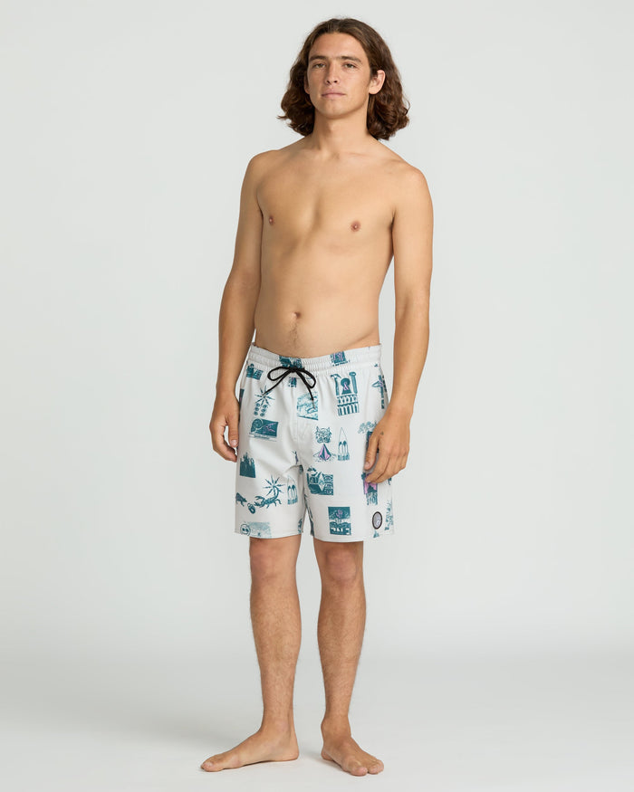 Men's Psyche Cotton 17" Trunks--Volcom