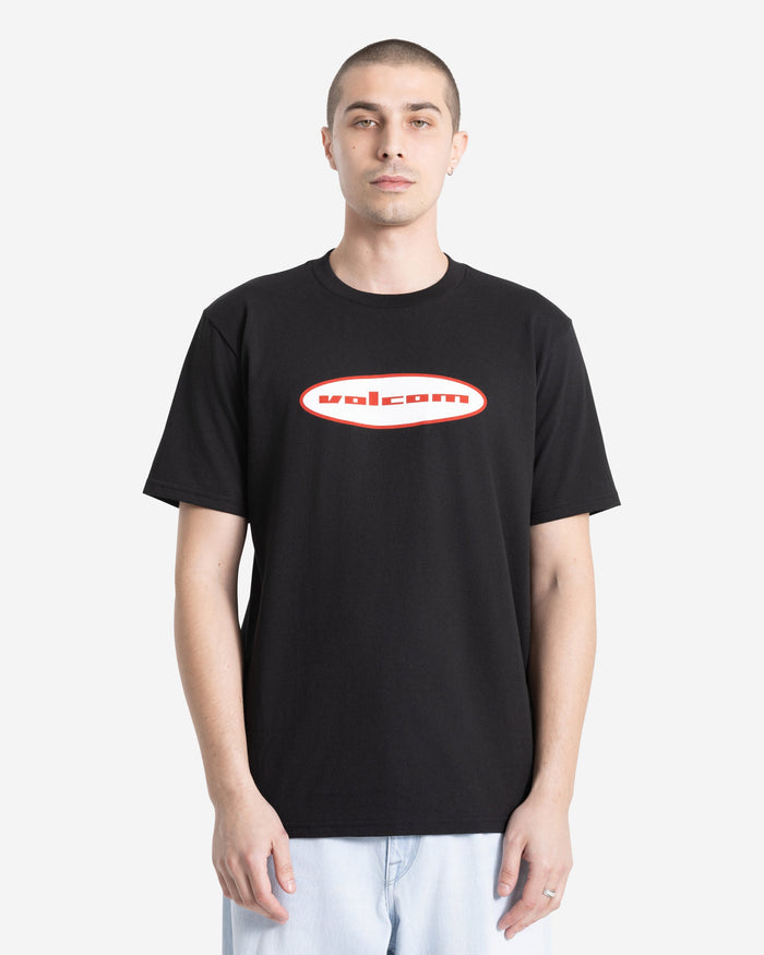Men's Quone Short Sleeve Tee-Black-Volcom