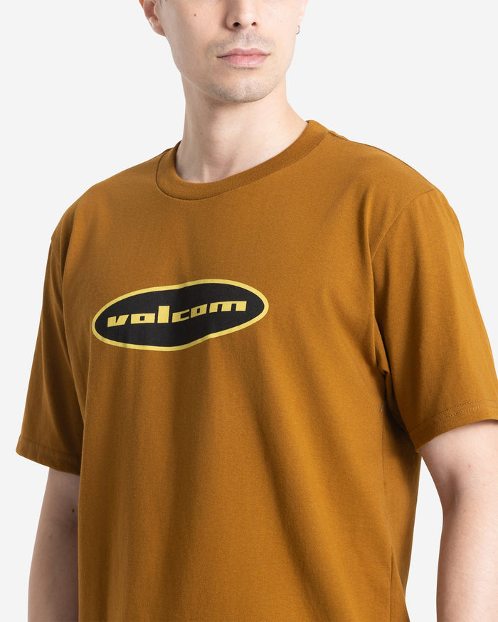 Men's Quone Short Sleeve Tee-Major Brown-Volcom