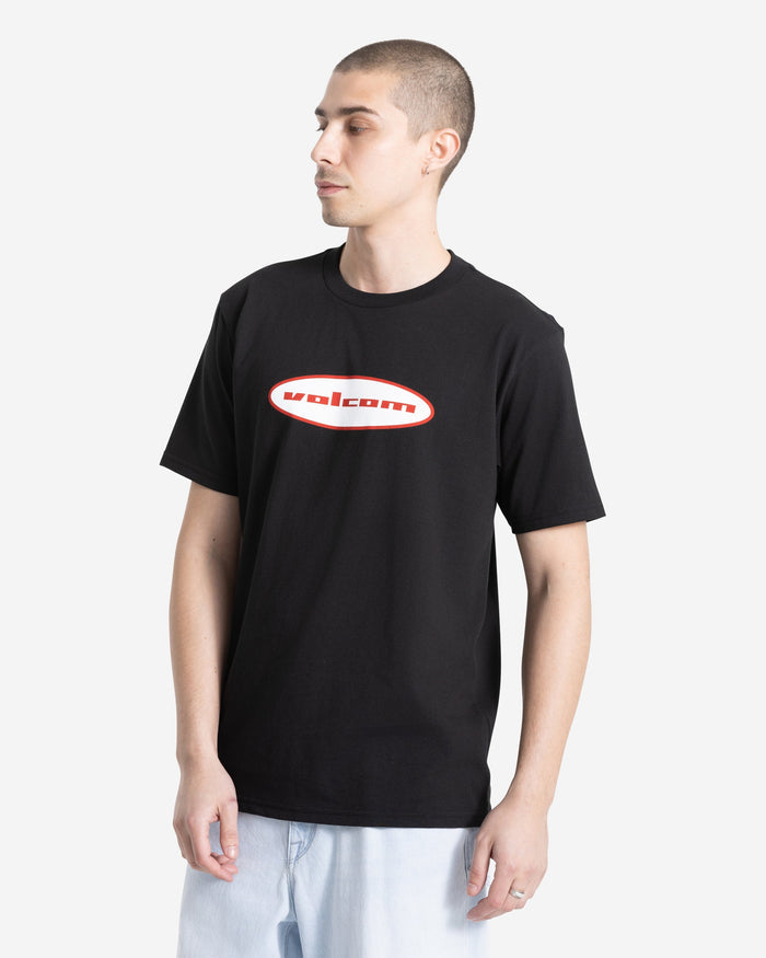 Men's Quone Short Sleeve Tee-Black-Volcom