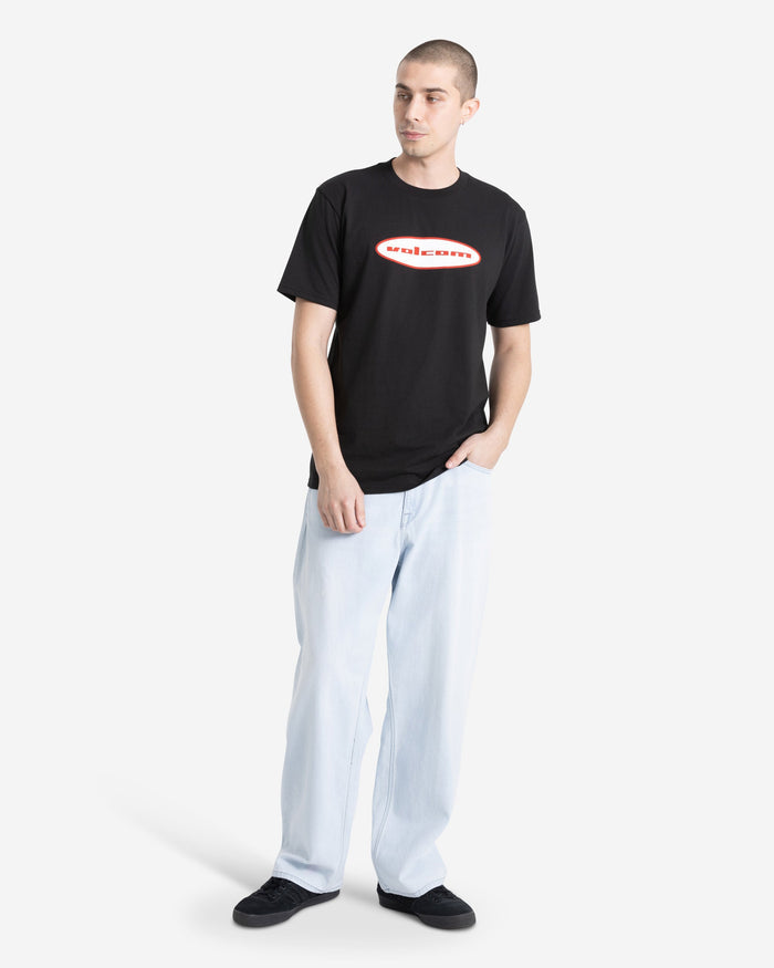 Men's Quone Short Sleeve Tee-Black-Volcom