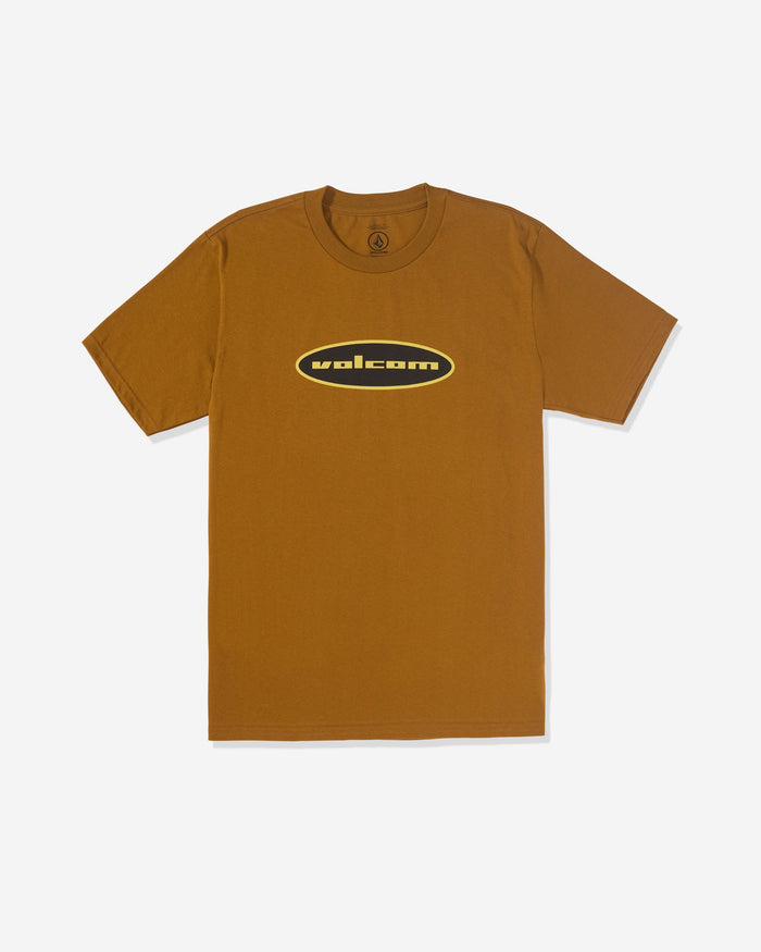 Men's Quone Short Sleeve Tee-Major Brown-Volcom