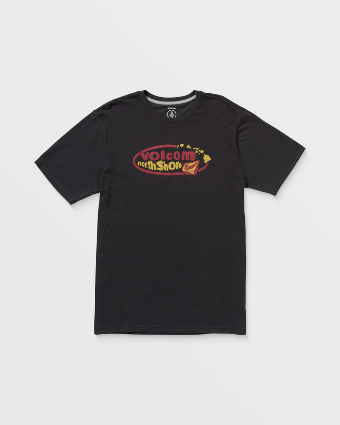 Men's Radiostar North Shore Short Sleeve Tee-Washed Black Heather-Volcom