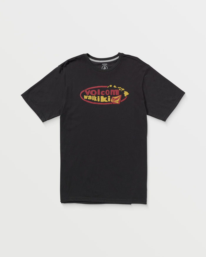 Men's Radiostar Waikiki Short Sleeve Tee-Washed Black Heather-Volcom