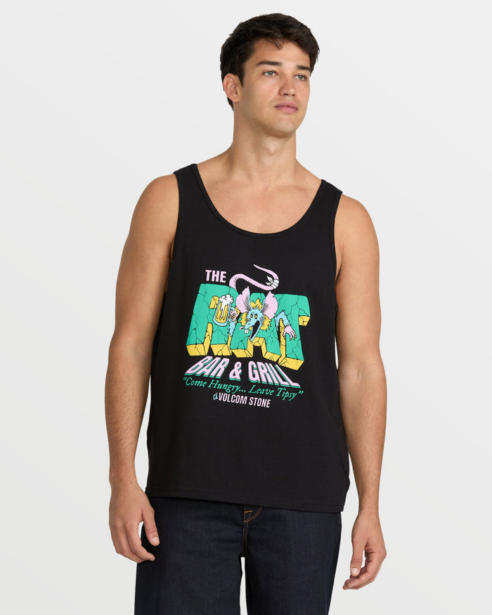 Men's Rat Bar Tank-Black-Volcom