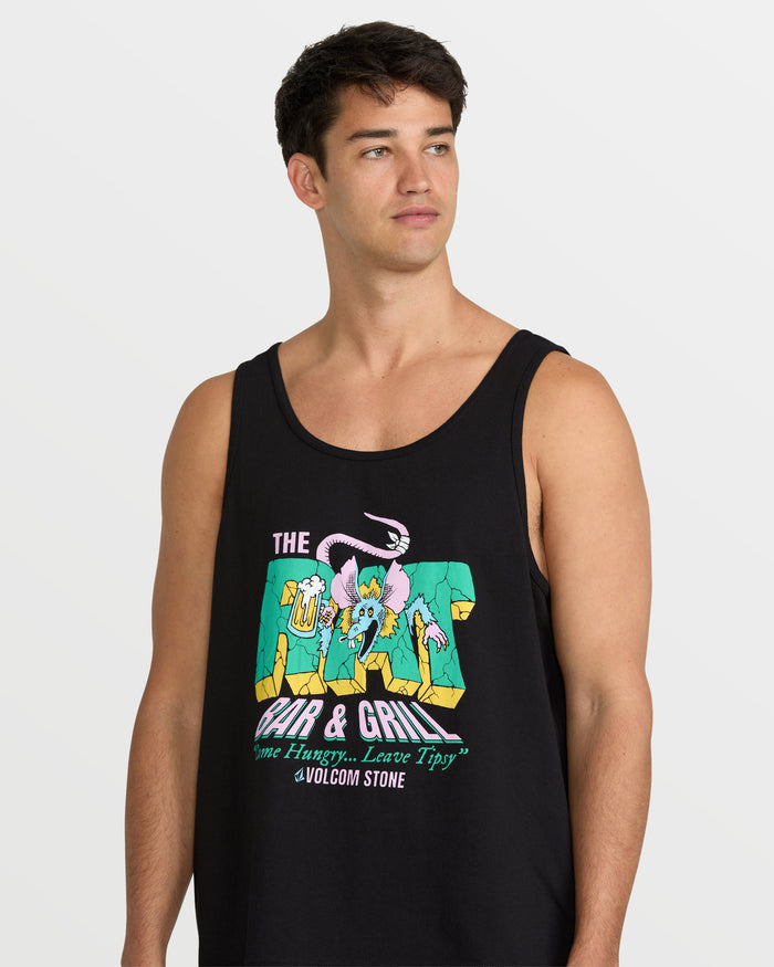Men's Rat Bar Tank-Black-Volcom