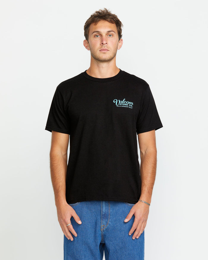 Men's Rat Trap Short Sleeve Tee-Black-Volcom