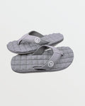 Men's Recliner Sandals-Light Grey-Volcom