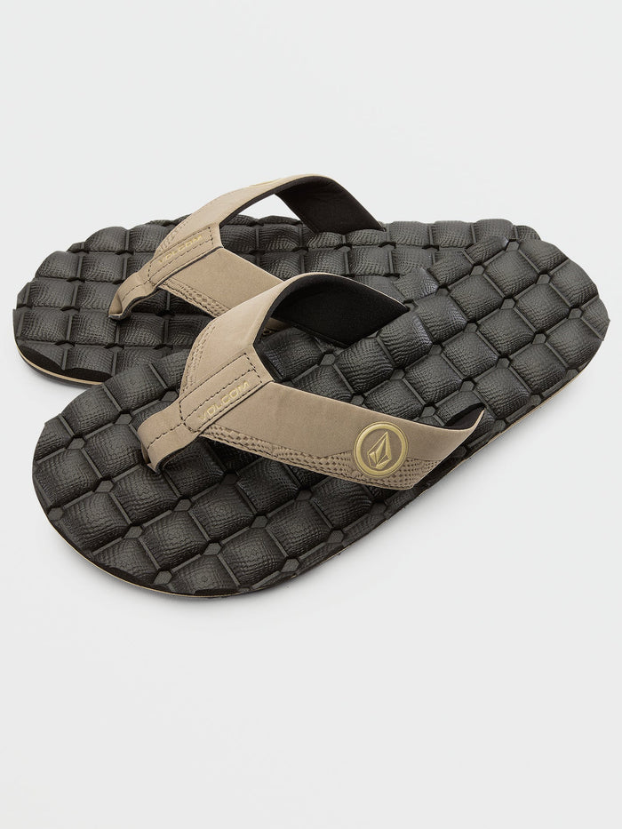 Men's Recliner Sandals-Khaki-Volcom