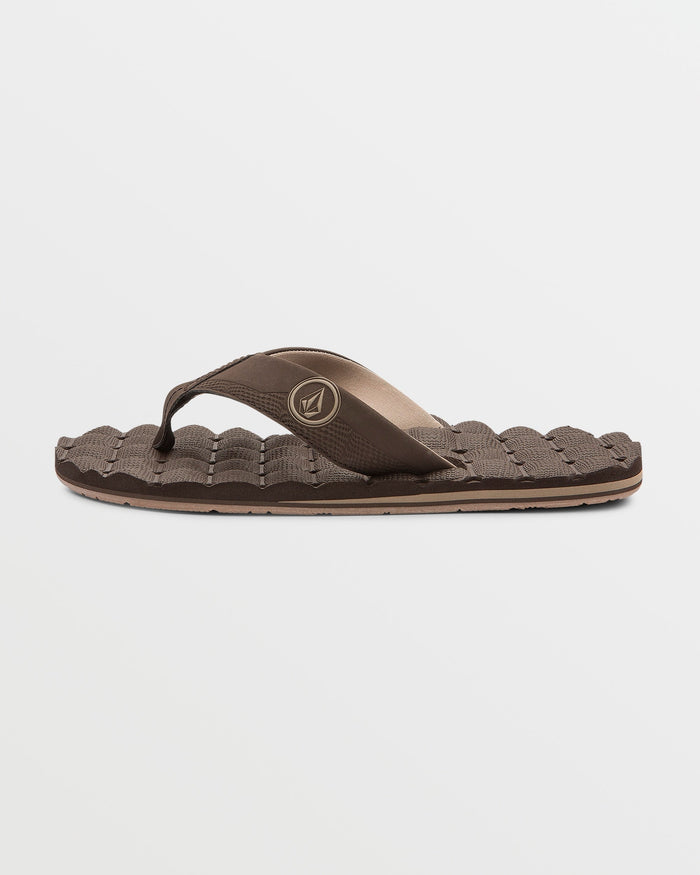 Men's Recliner Sandals-Brown-Volcom