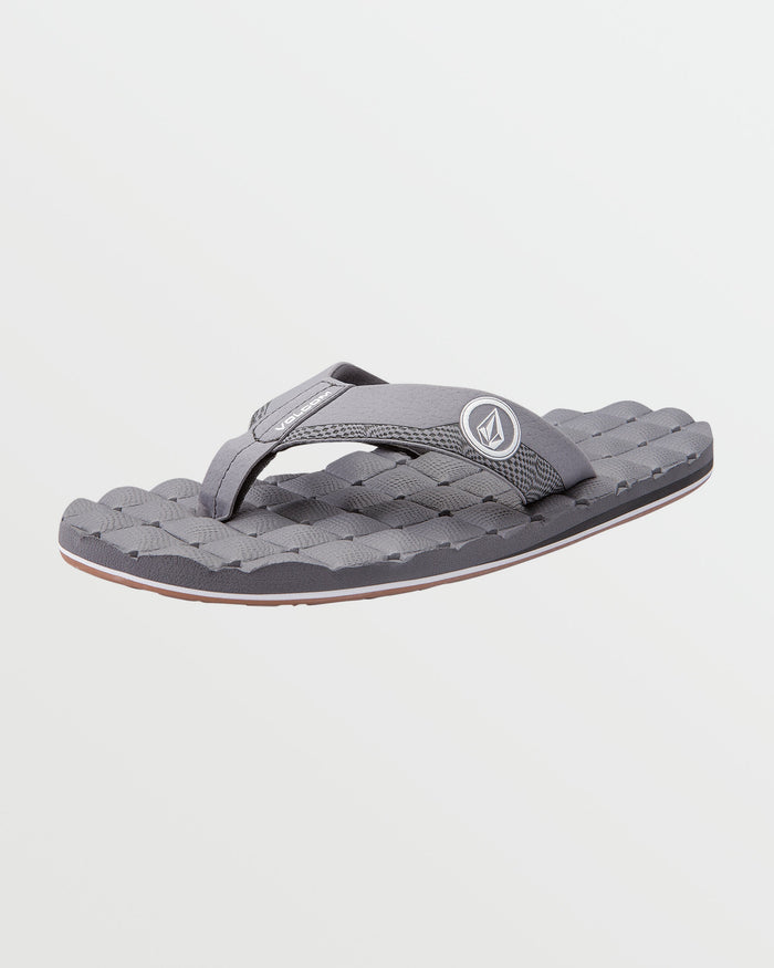 Men's Recliner Sandals-Light Grey-Volcom