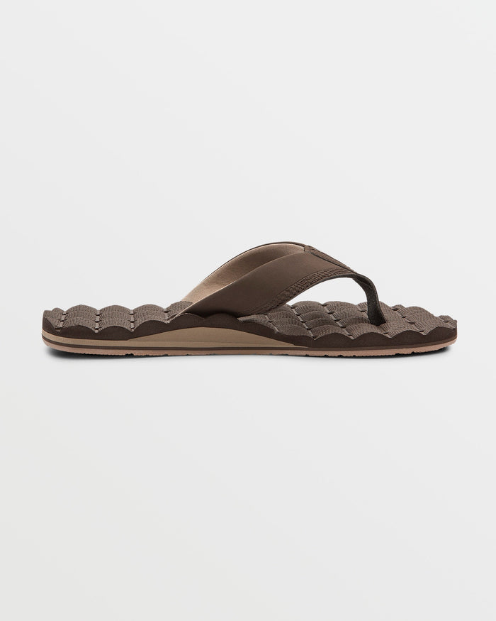 Men's Recliner Sandals-Brown-Volcom