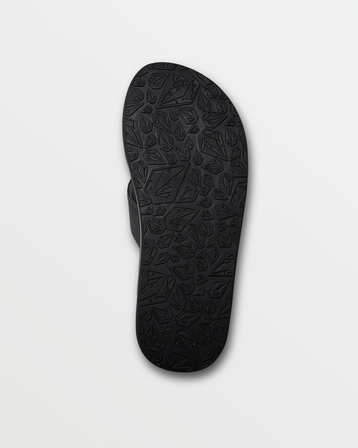 Men's Recliner Sandals-Black/White-Volcom