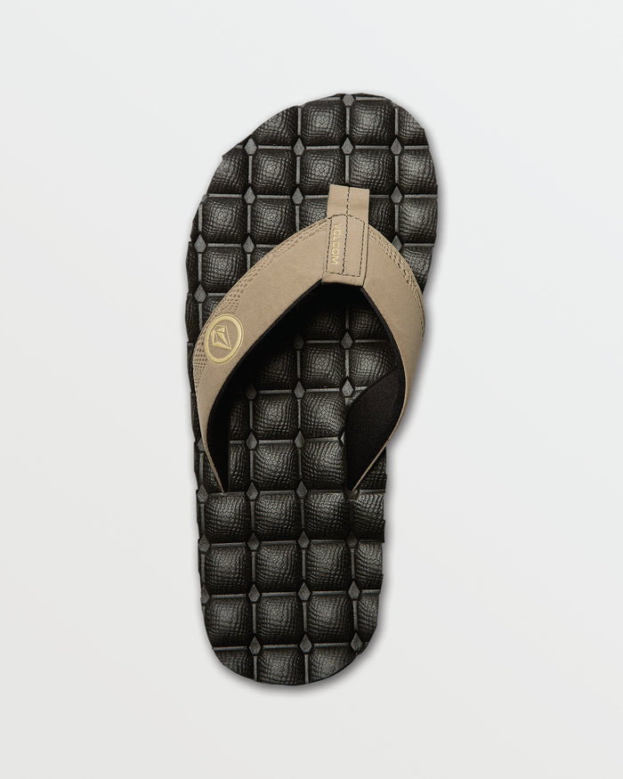 Men's Recliner Sandals-Khaki-Volcom